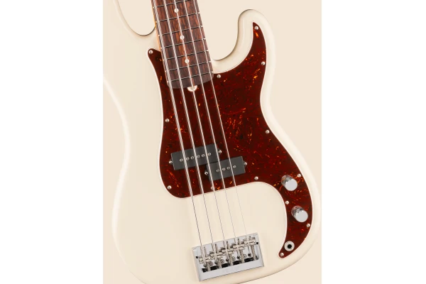 Fender American Professional Precision Bass V Rosewood Fingerboard Olympic White — 3