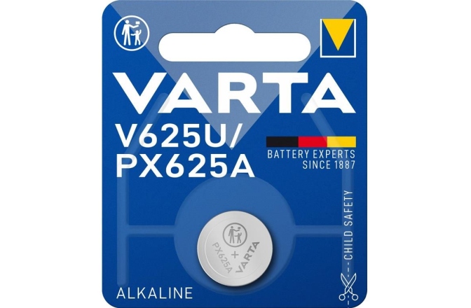 Baterie alcalină tip buton Varta Baterie alcalina 1.5V, 120mAh, V625U / PX625A