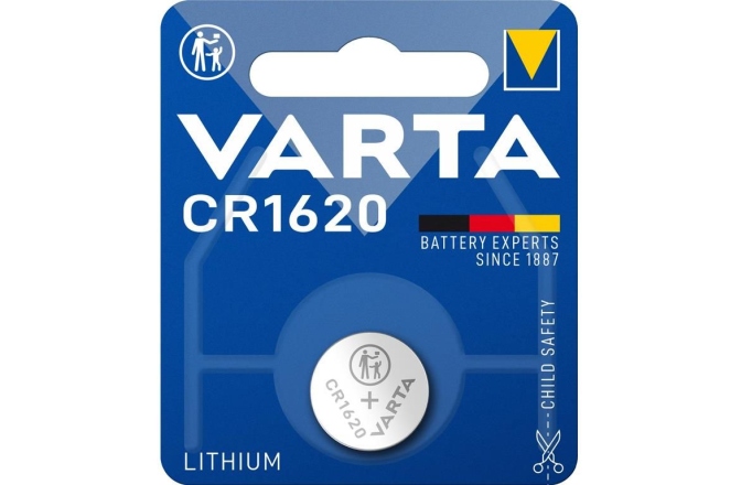 Baterie tip buton Varta Baterie buton litiu CR1620 3V 60mAh