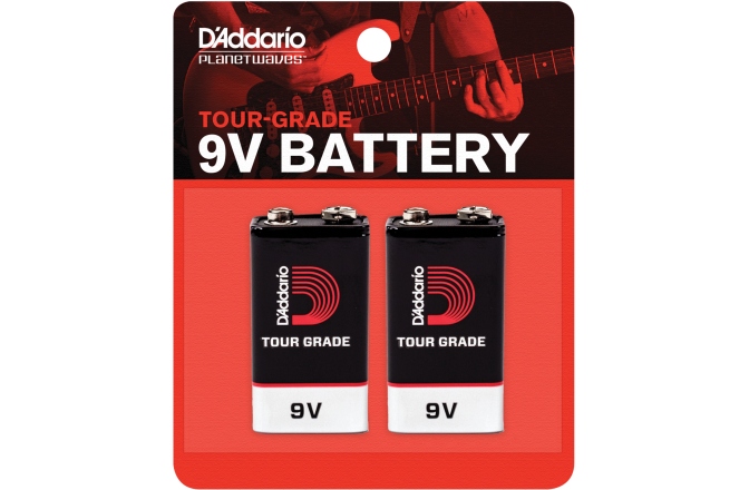 Baterii alcaline Daddario Tour-Grade 9V Battery 2 pack