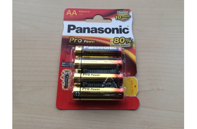 Baterii alkaline Panasonic ProPower Gold AA (R6)
