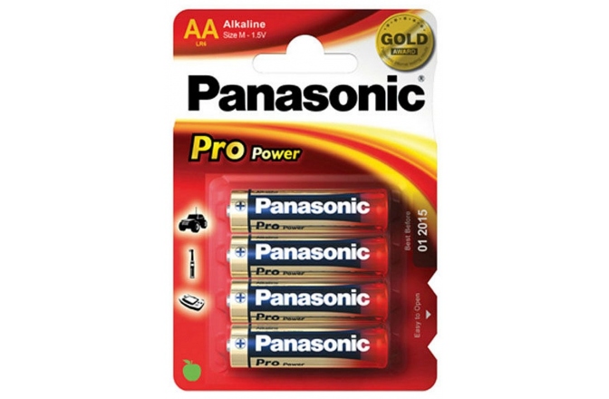 Baterii alkaline Panasonic ProPower Gold AA (R6)
