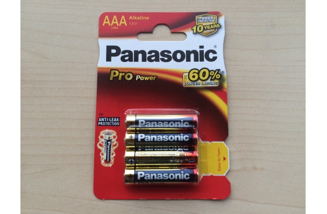 Baterii alkaline Panasonic ProPower Gold AAA (R3)