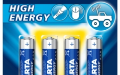 Baterii alkaline Varta High Energy AAA (R3)
