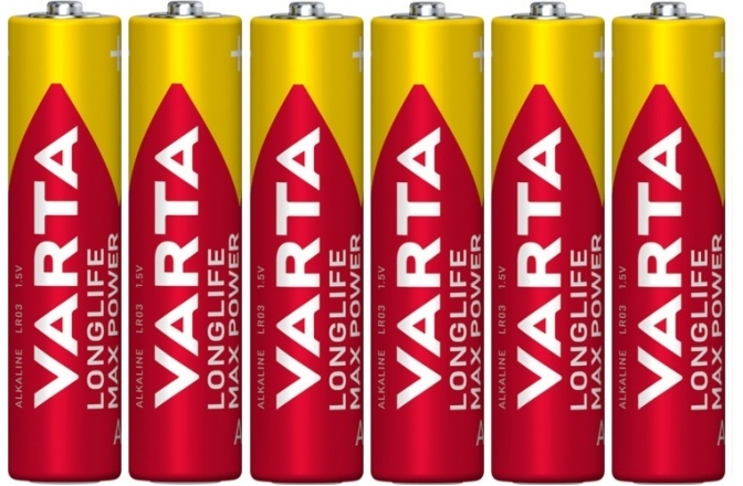 Baterii alkaline Varta Longlife Max Power AAA (R3) 4+2