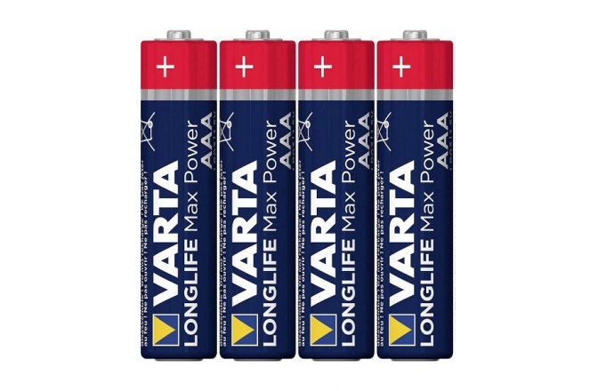 Baterii alkaline Varta Longlife Max Power AAA (R3) Set 4