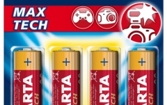 Baterii alkaline Varta Max Tech AA (R6)