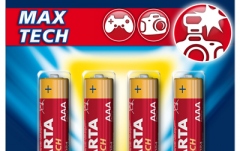 Baterii alkaline Varta Max Tech AAA (R3) set 4