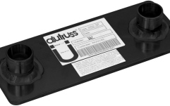 Bază DECOLOCK Alutruss DECOLOCK DQ2-BPS Base Plate bk