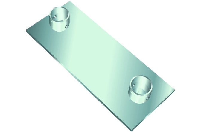 Bază DECOLOCK Alutruss DECOLOCK DQ2-BPS Base Plate bk