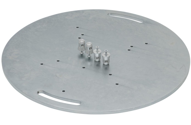 Bază truss Alutruss Steel Base Plate round type A