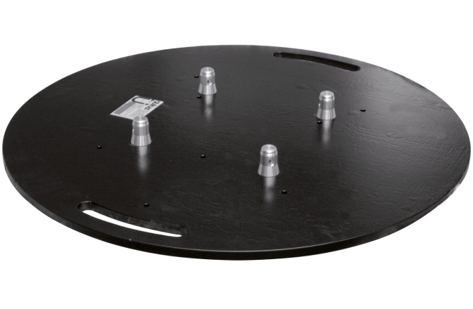 Bază truss Alutruss Steel Base Plate round type AM bk