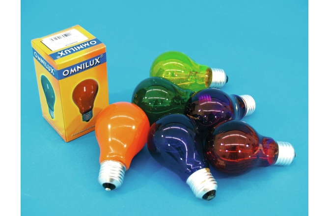 Bec cu halogen Omnilux A19 230V/25W E-27 violet