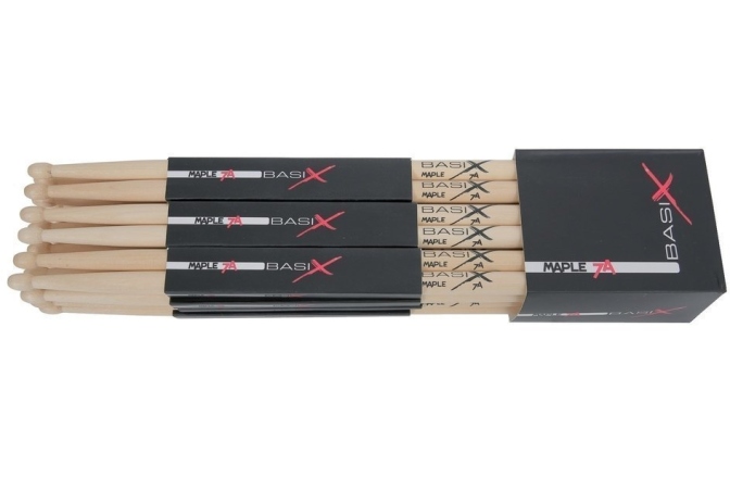 Bețe de tobă Gewa Bețe tobă Basix Maple 7A set 12 perechi