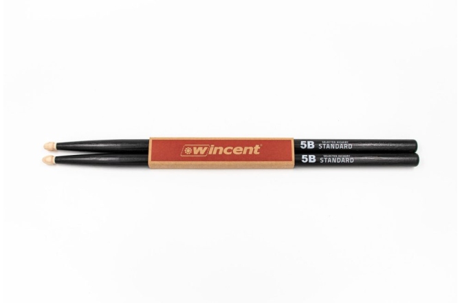 Bețe de tobă Wincent Standard 5B Black