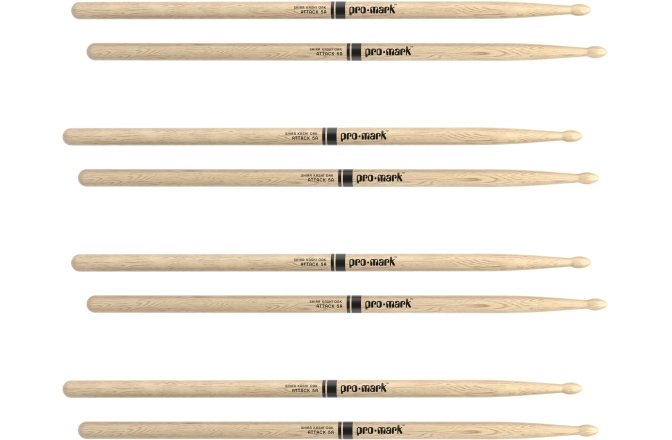 Bețe de tobe Promark Classic Attack 5A Shira Kashi Oak 4-Pack