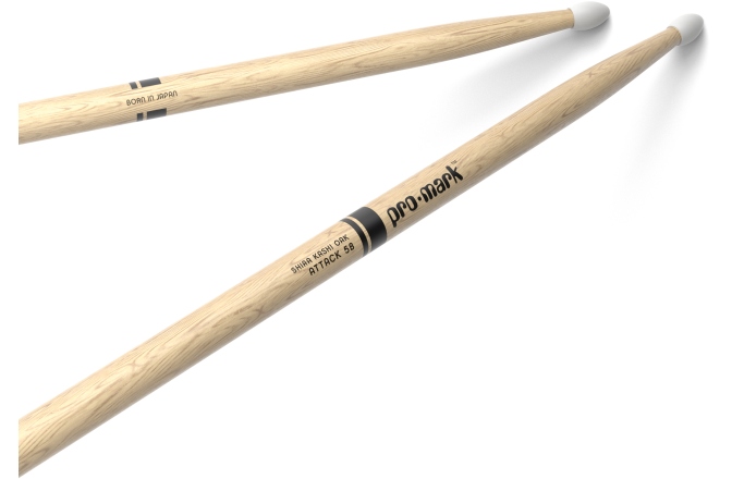 Bețe de tobe Promark Classic Attack 5B Shira Kashi Oak Nylon 