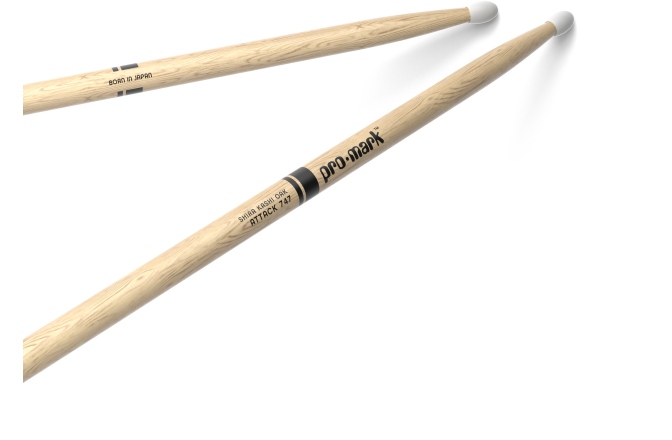 Bețe de tobe Promark Classic Attack 747 Shira Kashi Oak Nylon 
