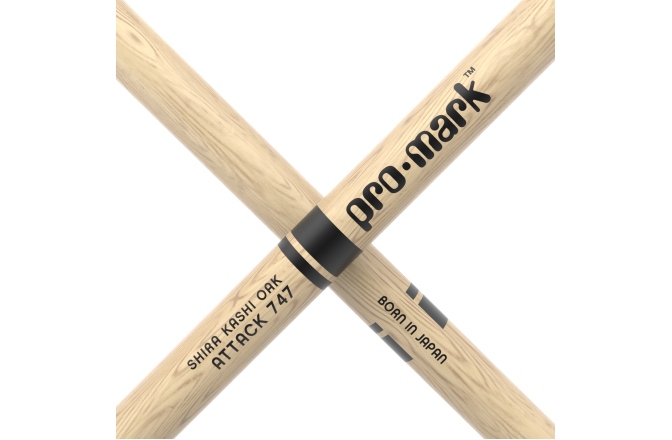 Bețe de tobe Promark Classic Attack 747 Shira Kashi Oak Nylon 