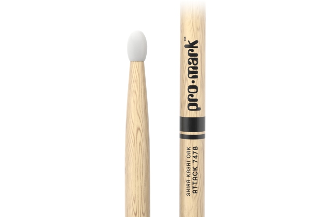 Bețe de tobe Promark Classic Attack 747B Shira Kashi Oak Nylon 