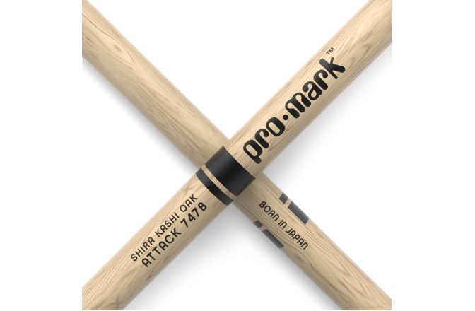 Bețe de tobe Promark Classic Attack 747B Shira Kashi Oak Nylon 