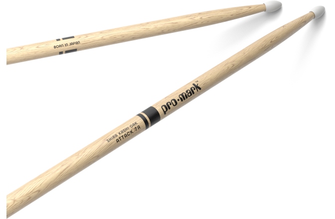 Bețe de tobe Promark Classic Attack 7A Shira Kashi Oak Nylon 