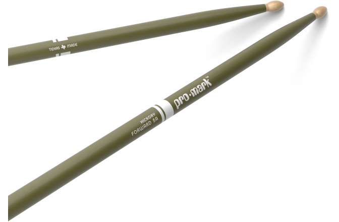Bețe de tobe Promark Classic Forward 5A Painted Green Hickory