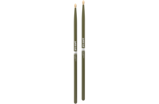Bețe de tobe Promark Classic Forward 5A Painted Green Hickory