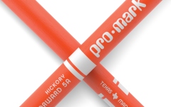 Bețe de tobe Promark Classic Forward 5A Painted Orange Hickory