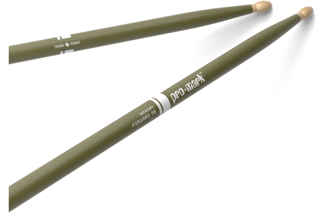 Bețe de tobe Promark Classic Forward 5B Painted Green Hickory 