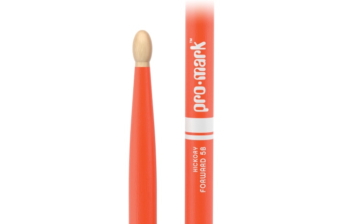 Bețe de tobe Promark Classic Forward 5B Painted Orange Hickory