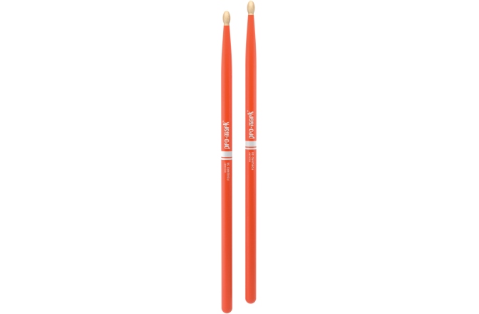 Bețe de tobe Promark Classic Forward 5B Painted Orange Hickory