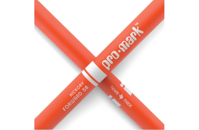 Bețe de tobe Promark Classic Forward 5B Painted Orange Hickory
