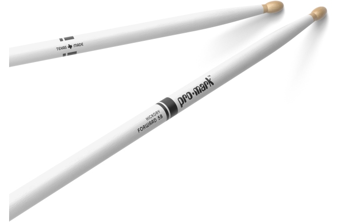 Bețe de tobe Promark Classic Forward 5B Painted White Hickory