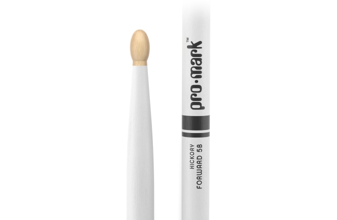 Bețe de tobe Promark Classic Forward 5B Painted White Hickory