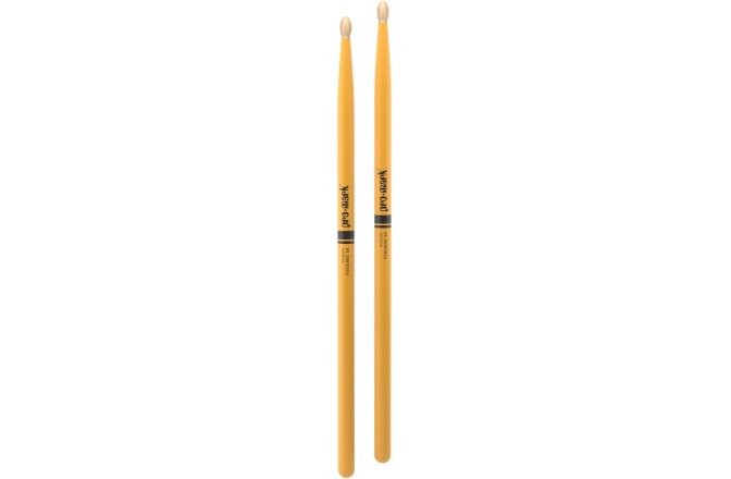 Bețe de tobe Promark Classic Forward 5B Painted Yellow Hickory 