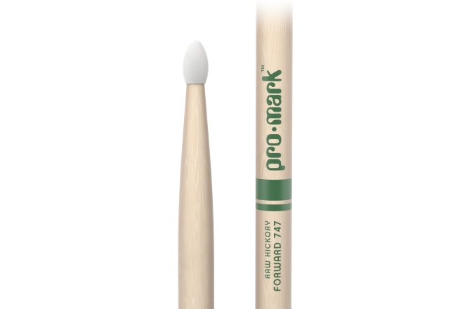 Bețe de tobe Promark Classic Forward 747 Raw Hickory Nylon 