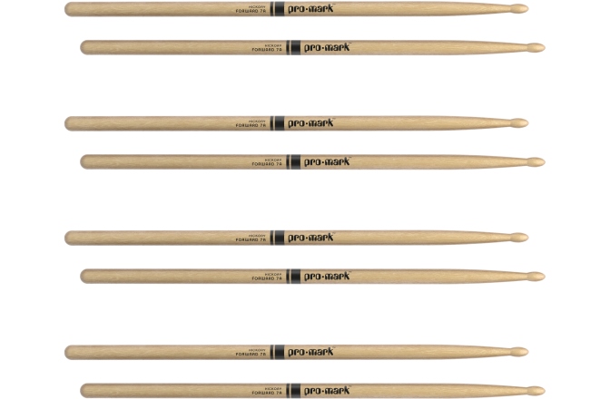 Bețe de tobe Promark Classic Forward 7A Hickory 4-Pack