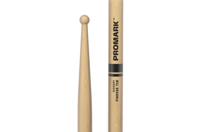 Bețe de tobe Promark  Finesse 718 Hickory Small Round 
