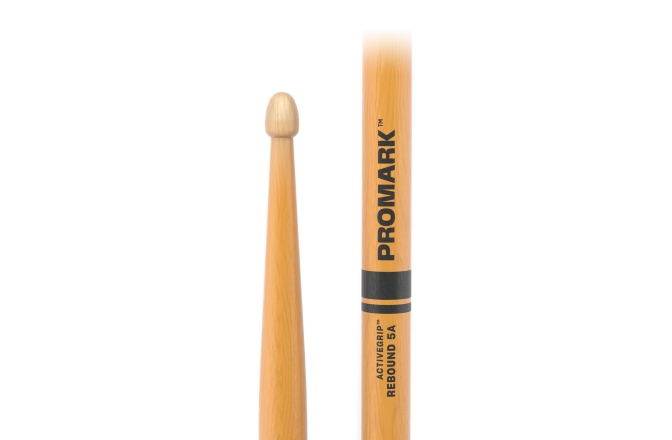 Bețe de tobe Promark Rebound 5A ActiveGrip Clear Hickory 
