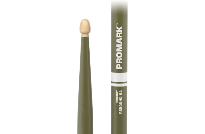 Bețe de tobe Promark Rebound 5A Painted Green Hickory