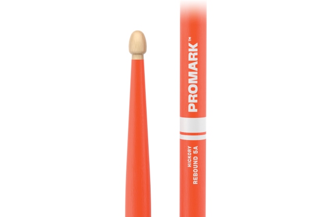 Bețe de tobe Promark Rebound 5A Painted Orange Hickory 