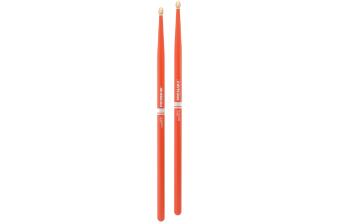 Bețe de tobe Promark Rebound 5A Painted Orange Hickory 