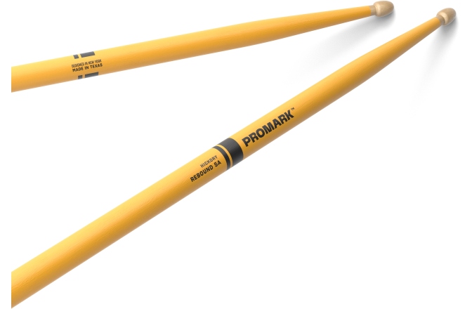 Bețe de tobe Promark Rebound 5A Painted Yellow Hickory 