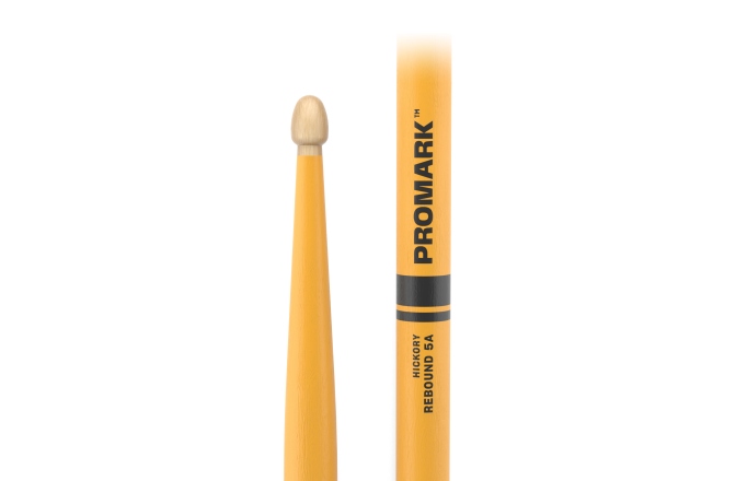 Bețe de tobe Promark Rebound 5A Painted Yellow Hickory 