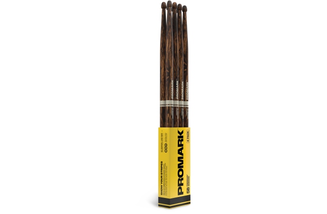 Bețe de tobe Promark Rebound 5B FireGrain Hickory 4-Pack