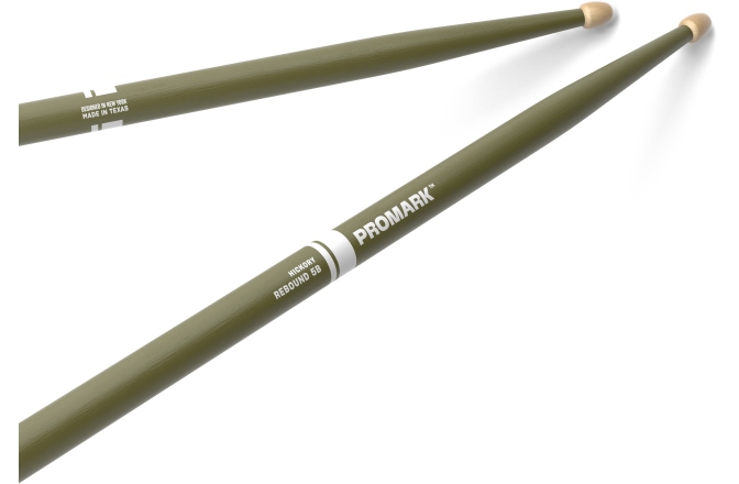 Bețe de tobe Promark Rebound 5B Painted Green Hickory 
