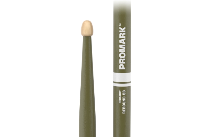 Bețe de tobe Promark Rebound 5B Painted Green Hickory 