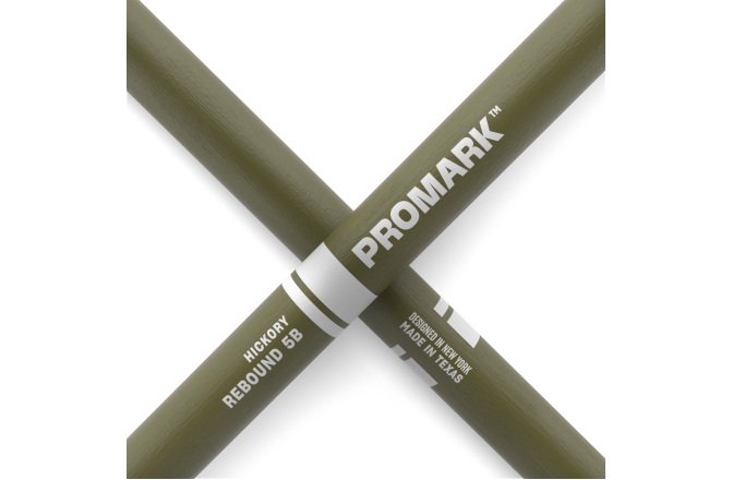 Bețe de tobe Promark Rebound 5B Painted Green Hickory 