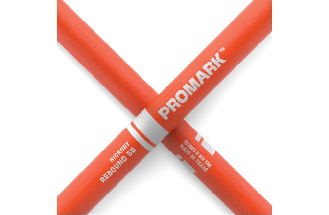 Bețe de tobe Promark Rebound 5B Painted Orange Hickory 